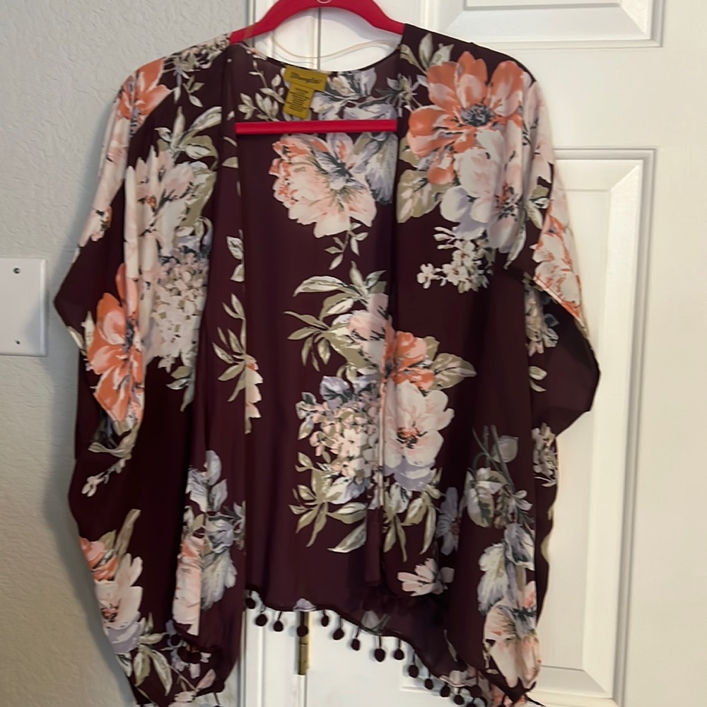Wrangler floral cover top